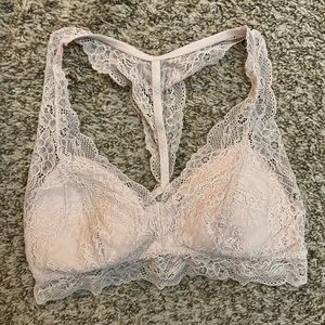 Lacey Pink Padded Bralette